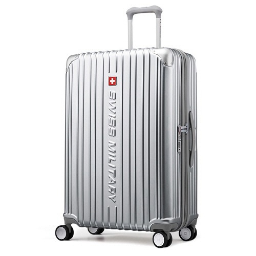 エム・エス・シー　ＳＷＩＳＳ　ＭＩＬＩＴＡＲＹ　ＣＹＧＮＵＳ（シグナス）　スーツケース　９８Ｌ　メタリックシルバー　ＳＭ－Ａ８２８　１台1