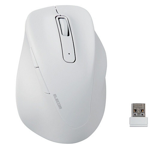 エレコム　静音　２．４ＧＨｚ無線マウス　ＥＸ－Ｇ　５ボタン　Ｌサイズ　ホワイト　Ｍ－ＸＧＬ３０ＤＢＳＫＷＨ　１個1