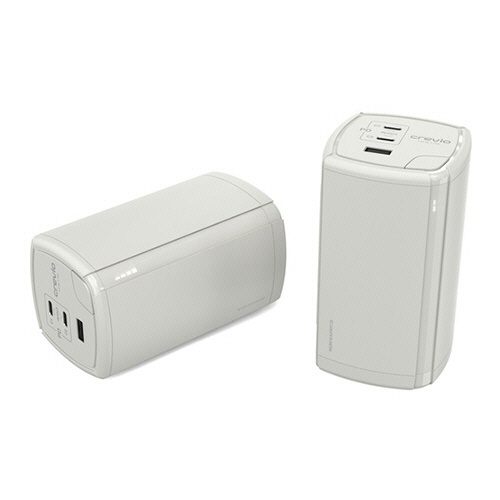 多摩電子工業　ｃｒｅｖｉｏ　ＰＤ６５Ｗモバイルバッテリー（５個）＆充電ステーション　ホワイト　ＴＬＰ１２５ＬＦＰ－５Ｓ　１台5