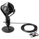 サンワサプライ　スピーカー内蔵３６０度Ｗｅｂカメラ　ＣＭＳ－Ｖ７１ＢＫ　１台