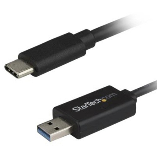 ＳｔａｒＴｅｃｈ．ｃｏｍ　データリンクケーブル　２ｍ　ＵＳＢ　Ｃ－ＵＳＢ　Ａ　ブラック　ＵＳＢＣ３ＬＩＮＫ　１本1