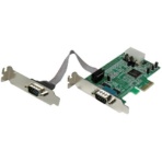 ＳｔａｒＴｅｃｈ．ｃｏｍ　ＲＳ２３２Ｃシリアル２ポート増設　ロープロファイルＰＣＩｅカード　ＰＥＸ２Ｓ５５３ＬＰ　１個
