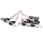 ＳｔａｒＴｅｃｈ．ｃｏｍ　１６５５０　ＵＡＲＴ対応４ポートＲＳ２３２Ｃ　ＰＣＩｅカード　ＰＥＸ４Ｓ５５３　１個