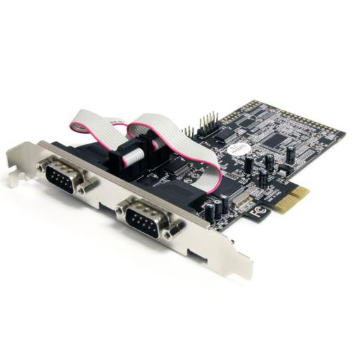 たのめーる】StarTech.com 16550 UART対応4ポートRS232C PCIe