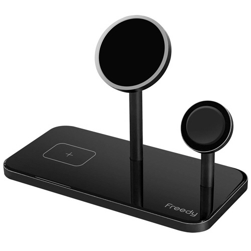 Ｆｒｅｅｄｙ　マグネット　３－ｉｎ－１　ワイヤレスチャージャースタンド　ＥＡ１２０５　１台1