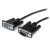 ＳｔａｒＴｅｃｈ．ｃｏｍ　ＲＳ－２３２Ｃ　ストレートケーブル　１ｍ　Ｄ－Ｓｕｂ９ピン（オス）－Ｄ－Ｓｕｂ９ピン（メス）　ブラック　ＭＸＴ１００１ＭＢＫ　１本
