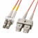 サンワサプライ　メガネ型光ファイバケーブル　ＬＣ×２－ＳＣ×２　５ｍ　マルチモード５０μｍ　ＨＫＢ－ＬＣＳＣ５－０５Ｎ　１本1