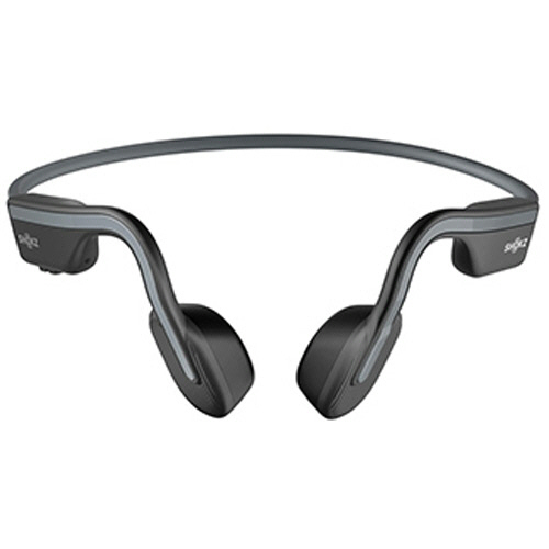 超美品 Shokz AFT-EP-000022 OPENMOVE スレートグレー Shokz ショックス AFT-EP-000022 骨伝導ワイヤレスヘッドホン