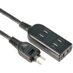 ハイディスク　電源タップＡＣ３個口　コード付　２ｍ　ＨＤ－Ｔ０３Ａ２Ｍ