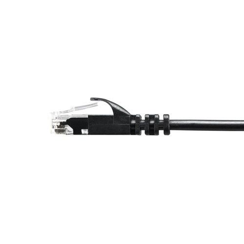 サンワサプライ　カテゴリ６準拠極細ＬＡＮケーブル　ブラック　１ｍ　ＬＡ－ＳＬ６－０１ＢＫ　１本3