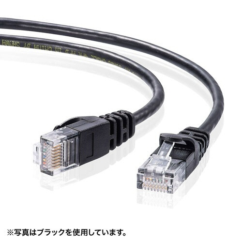 サンワサプライ　カテゴリ６準拠極細ＬＡＮケーブル　ブルー　１ｍ　ＬＡ－ＳＬ６－０１ＢＬ　１本2