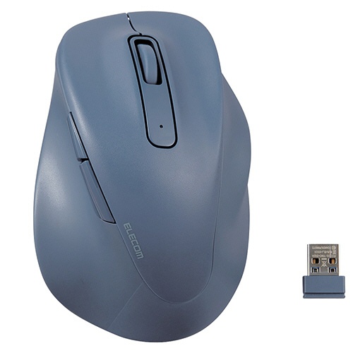 エレコム　静音　２．４ＧＨｚ無線マウス　ＥＸ－Ｇ　５ボタン　Ｌサイズ　ブルー　Ｍ－ＸＧＬ３０ＤＢＳＫＢＵ　１個1