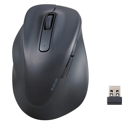 エレコム　静音　２．４ＧＨｚ無線マウス　ＥＸ－Ｇ　５ボタン　Ｌサイズ（左手用）　ブラック　Ｍ－ＸＧＬ３１ＤＢＳＫＢＫ　１個1