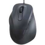 エレコム　静音　有線マウス　ＥＸ－Ｇ　５ボタン　Ｌサイズ（左手用）　ブラック　Ｍ－ＸＧＬ３１ＵＢＳＫＢＫ　１個