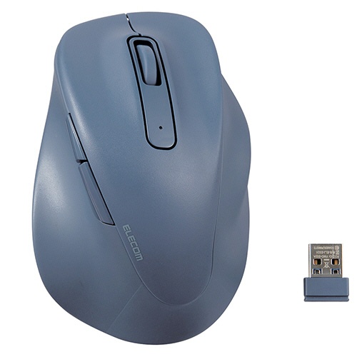 エレコム　静音　２．４ＧＨｚ無線マウス　ＥＸ－Ｇ　５ボタン　Ｍサイズ　ブルー　Ｍ－ＸＧＭ３０ＤＢＳＫＢＵ　１個1