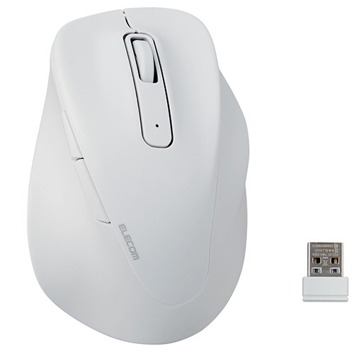 エレコム　静音　２．４ＧＨｚ無線マウス　ＥＸ－Ｇ　５ボタン　Ｍサイズ　ホワイト　Ｍ－ＸＧＭ３０ＤＢＳＫＷＨ　１個1