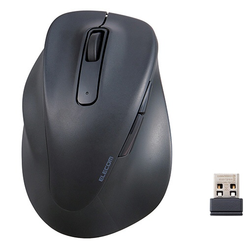 エレコム　静音　２．４ＧＨｚ無線マウス　ＥＸ－Ｇ　５ボタン　Ｓサイズ（左手用）　ブラック　Ｍ－ＸＧＳ３１ＤＢＳＫＢＫ　１個1