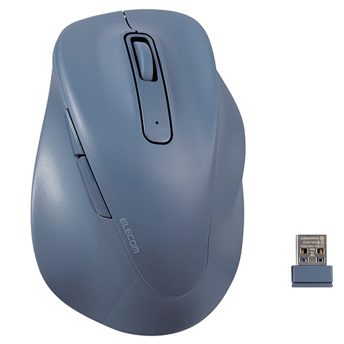 エレコム　静音　２．４ＧＨｚ無線マウス　ＥＸ－Ｇ　５ボタン　ＸＬサイズ　ブルー　Ｍ－ＸＧＸＬ３０ＤＢＳＫＢＵ　１個1
