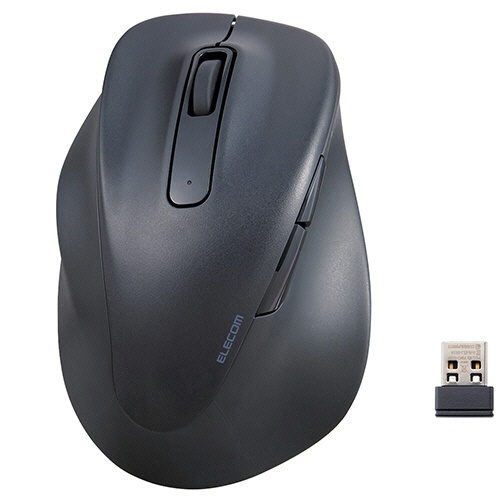 エレコム　静音　２．４ＧＨｚ無線マウス　ＥＸ－Ｇ　５ボタン　ＸＬサイズ（左手用）　ブラック　Ｍ－ＸＧＸＬ３１ＤＢＳＫＢＫ　１個1