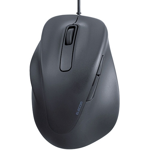 エレコム　静音　有線マウス　ＥＸ－Ｇ　５ボタン　ＸＬサイズ（左手用）　ブラック　Ｍ－ＸＧＸＬ３１ＵＢＳＫＢＫ　１個1