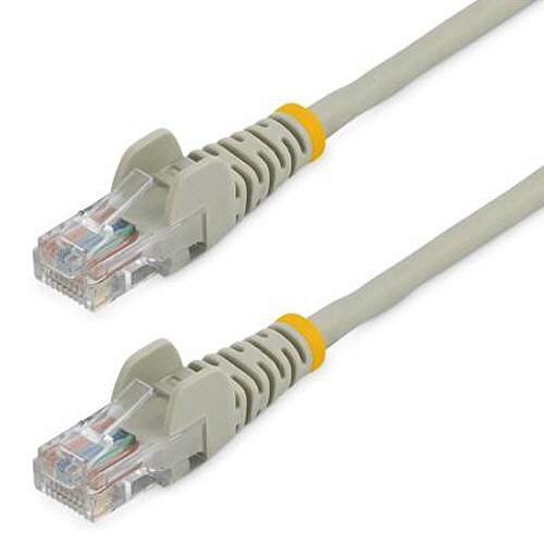ＳｔａｒＴｅｃｈ．ｃｏｍ　カテゴリ５ｅ　ＬＡＮケーブル　ツメ折れ防止ＲＪ４５コネクタ　２ｍ　グレー　４５ＰＡＴ２ＭＧＲ　１本1