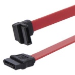 ＳｔａｒＴｅｃｈ．ｃｏｍ　ＳＡＴＡケーブル　片側上向きＬ型タイプ　１５ｃｍ　ＳＡＴＡ６ＬＡ１　１本