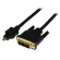 ＳｔａｒＴｅｃｈ．ｃｏｍ　マイクロＨＤＭＩ－ＤＶＩ変換ケーブル　１ｍ　ブラック　ＨＤＤＤＶＩＭＭ１Ｍ　１本1