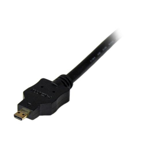 ＳｔａｒＴｅｃｈ．ｃｏｍ　マイクロＨＤＭＩ－ＤＶＩ変換ケーブル　１ｍ　ブラック　ＨＤＤＤＶＩＭＭ１Ｍ　１本4