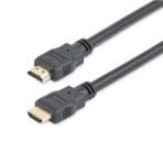 StarTech.com ハイスピードHDMIケーブル イーサネット対応 0.5m オス-オス ブラック HDMM50CM 1本