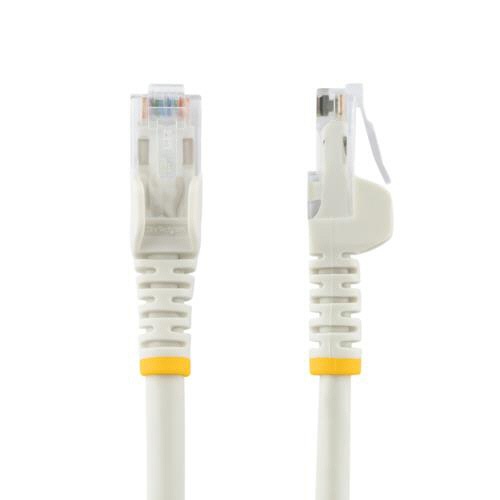ＳｔａｒＴｅｃｈ．ｃｏｍ　カテゴリ６　ＬＡＮケーブル　ＲＪ４５モールドコネクタ　ツメ折れ防止　１ｍ　ホワイト　Ｎ６ＰＡＴＣ１ＭＷＨ　１本4