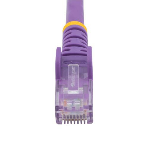 ＳｔａｒＴｅｃｈ．ｃｏｍ　カテゴリ６　ＬＡＮケーブル　ＲＪ４５モールドコネクタ　ツメ折れ防止　３ｍ　パープル　Ｎ６ＰＡＴＣ３ＭＰＬ　１本2