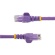 ＳｔａｒＴｅｃｈ．ｃｏｍ　カテゴリ６　ＬＡＮケーブル　ＲＪ４５モールドコネクタ　ツメ折れ防止　３ｍ　パープル　Ｎ６ＰＡＴＣ３ＭＰＬ　１本3