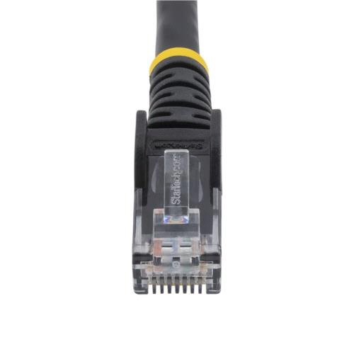 ＳｔａｒＴｅｃｈ．ｃｏｍ　カテゴリ６　ＬＡＮケーブル　ＲＪ４５モールドコネクタ　０．５ｍ　ブラック　Ｎ６ＰＡＴＣ５０ＣＭＢＫ　１本2