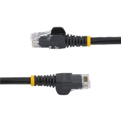 ＳｔａｒＴｅｃｈ．ｃｏｍ　カテゴリ６　ＬＡＮケーブル　ＲＪ４５モールドコネクタ　０．５ｍ　ブラック　Ｎ６ＰＡＴＣ５０ＣＭＢＫ　１本3