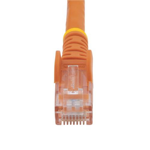 ＳｔａｒＴｅｃｈ．ｃｏｍ　カテゴリ６　ＬＡＮケーブル　ＲＪ４５モールドコネクタ　０．５ｍ　オレンジ　Ｎ６ＰＡＴＣ５０ＣＭＯＲ　１本2