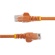 ＳｔａｒＴｅｃｈ．ｃｏｍ　カテゴリ６　ＬＡＮケーブル　ＲＪ４５モールドコネクタ　０．５ｍ　オレンジ　Ｎ６ＰＡＴＣ５０ＣＭＯＲ　１本3