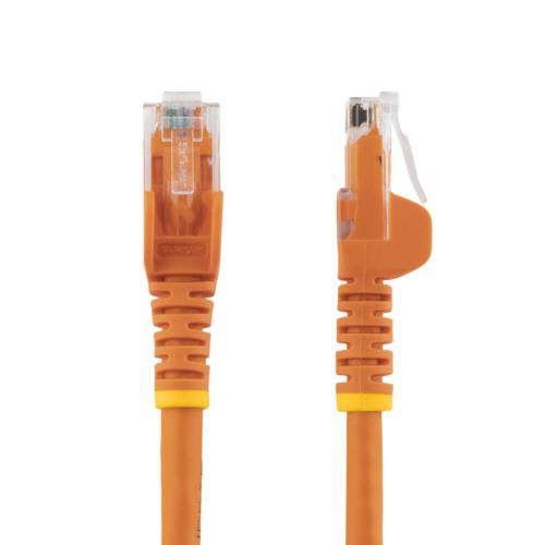 ＳｔａｒＴｅｃｈ．ｃｏｍ　カテゴリ６　ＬＡＮケーブル　ＲＪ４５モールドコネクタ　０．５ｍ　オレンジ　Ｎ６ＰＡＴＣ５０ＣＭＯＲ　１本4