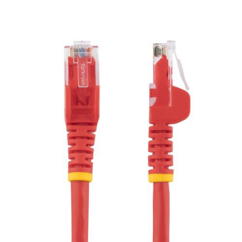 ＳｔａｒＴｅｃｈ．ｃｏｍ　カテゴリ６　ＬＡＮケーブル　ＲＪ４５モールドコネクタ　０．５ｍ　レッド　Ｎ６ＰＡＴＣ５０ＣＭＲＤ　１本4