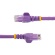 ＳｔａｒＴｅｃｈ．ｃｏｍ　カテゴリ６　ＬＡＮケーブル　ＲＪ４５モールドコネクタ　ツメ折れ防止　５ｍ　パープル　Ｎ６ＰＡＴＣ５ＭＰＬ　１本2