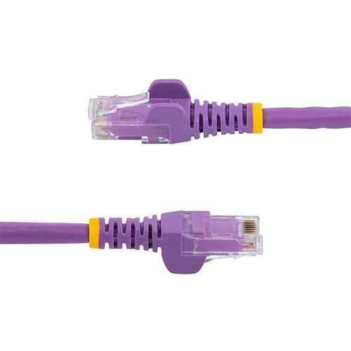 ＳｔａｒＴｅｃｈ．ｃｏｍ　カテゴリ６　ＬＡＮケーブル　ＲＪ４５モールドコネクタ　ツメ折れ防止　５ｍ　パープル　Ｎ６ＰＡＴＣ５ＭＰＬ　１本2