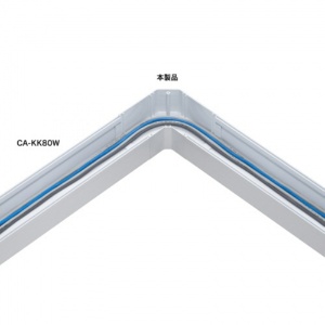 サンワサプライ　配線ダクト　８０ｍｍ幅　平面Ｌ型　ホワイト　ＣＡ－ＫＫ８０Ｌ　１個4