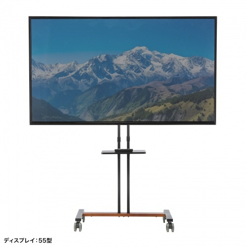 サンワサプライ　ロータイプディスプレイスタンド　３２～５５型　ブラック　ＣＲ－ＰＬ６０ＢＫ　１台10