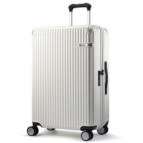 エム・エス・シー　ＳＷＩＳＳ　ＭＩＬＩＴＡＲＹ　ＳＯＧＬＩＯ（ソーリオ）　スーツケース　８３Ｌ　バニラホワイト　ＳＭ－Ｉ２２６　ＷＨＩＴＥ　１台1