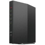 バッファロー　ＡｉｒＳｔａｔｉｏｎ　無線ＬＡＮ親機　１１ａｘ／ａｃ／ｎ／ａ／ｇ／ｂ　２４０１＋５７３Ｍｂｐｓ　ブラック　ＷＳＲ－３０００ＡＸ４Ｐ－ＢＫ　１台
