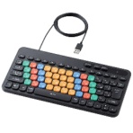 エレコム　はじめてのキーボード　ＫＥＹ　ＰＡＬＥＴＴＯ（有線）　ブラック　ＴＫ－ＦＳ１０ＵＭＫＢＫ　１台