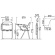サンケイ　メモ板付折りたたみイス　ダークブラウン　ＳＣＦ０２－ＣＸＭ－ＤＢＲ－１　１脚5