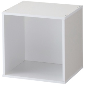 不二貿易　キューブボックス　幅３４５×奥行２９５×高さ３４５ｍｍ　ホワイト　ＣＢ３５ＯＰ（ＷＨ）　１台