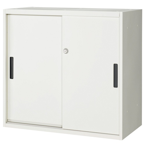 オカムラ　ＶＩＬＬＡＧＥ　ＶＳ収納　上・下置き兼用２枚引違い　幅８００×奥行４００×高さ７５０ｍｍ　ホワイト　８ＶＳ７６Ｗ－ＺＣ２４　１台1