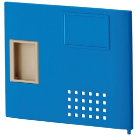 アイリスチトセ　樹脂多目的ロッカー用　取っ手付扉　ブルー　ＴＪＬ－Ｐ－Ｓ－ＢＬ　１セット