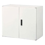 オカムラ VILLAGE VS収納 上・下置き兼用両開き 幅900×奥行450×高さ750mm ホワイト 8VU76D-ZC24 1台